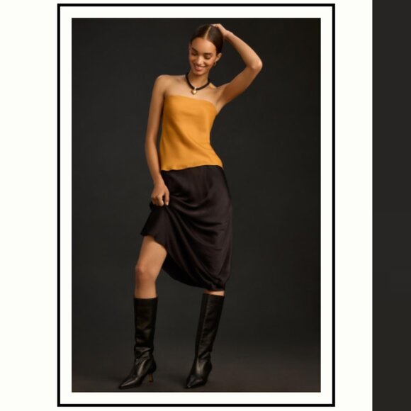 Brand New By Anthropologie Strapless Silky Top - Picture 1 of 10